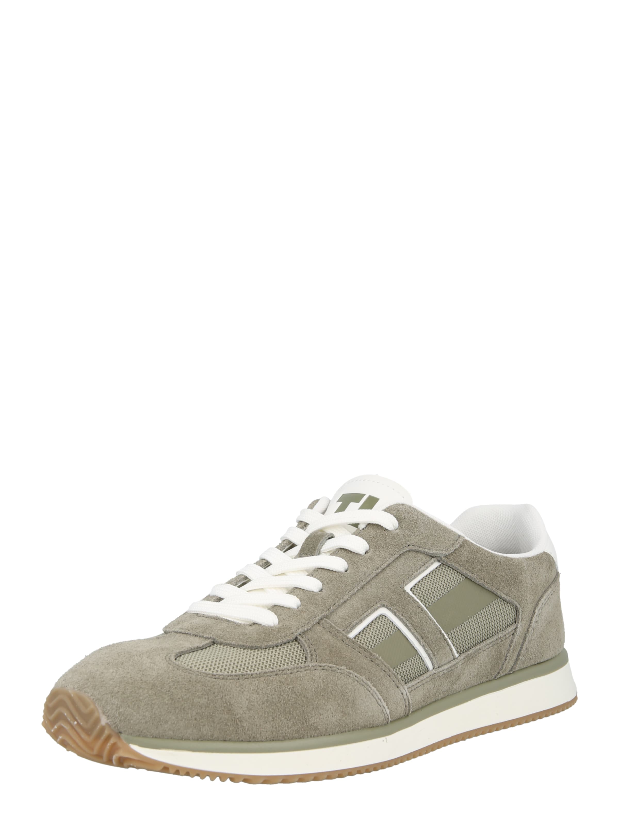 Baskets basses Tamaris en vert : devant