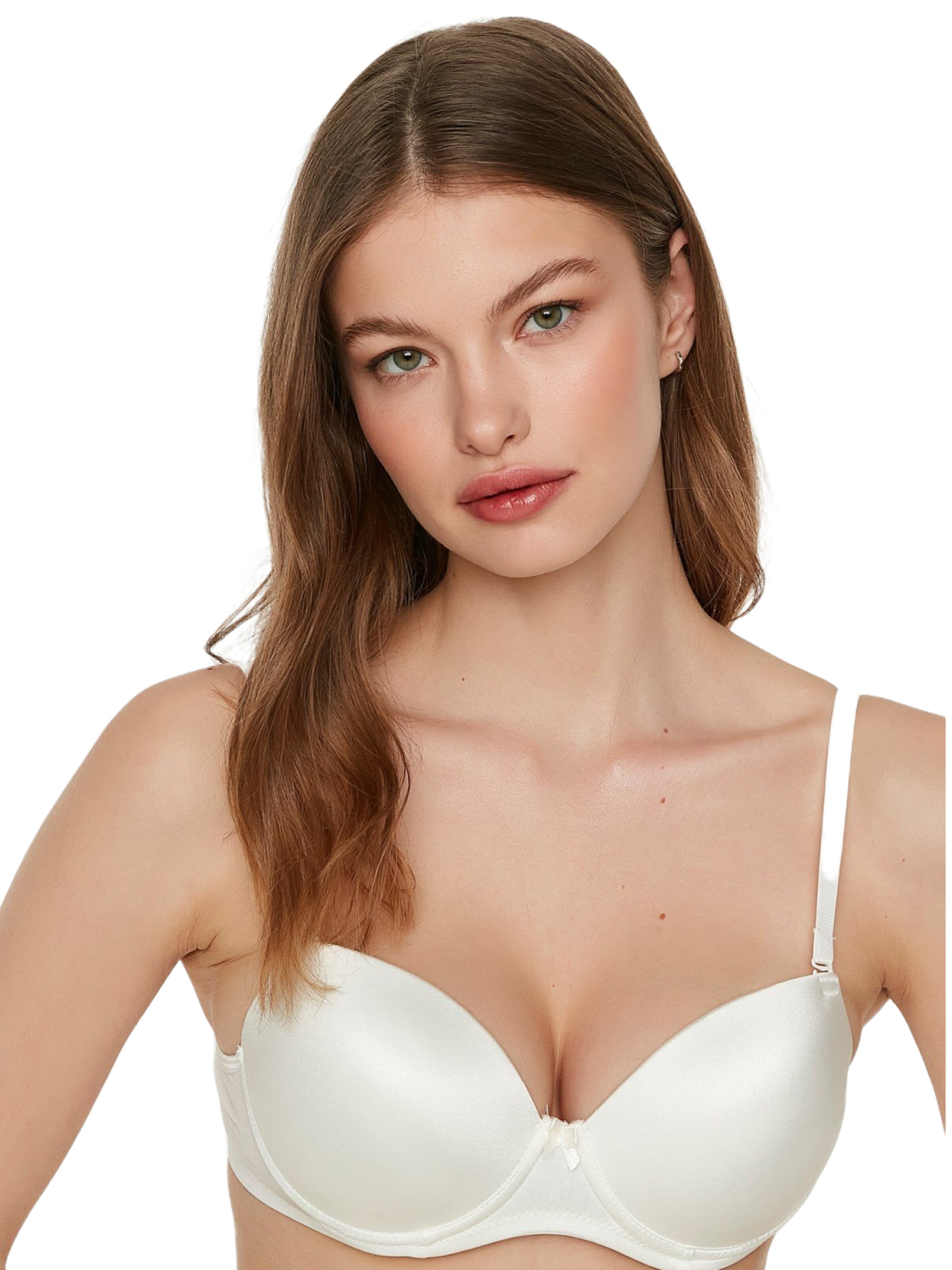 C&City Push-up BH in Beige: voorkant