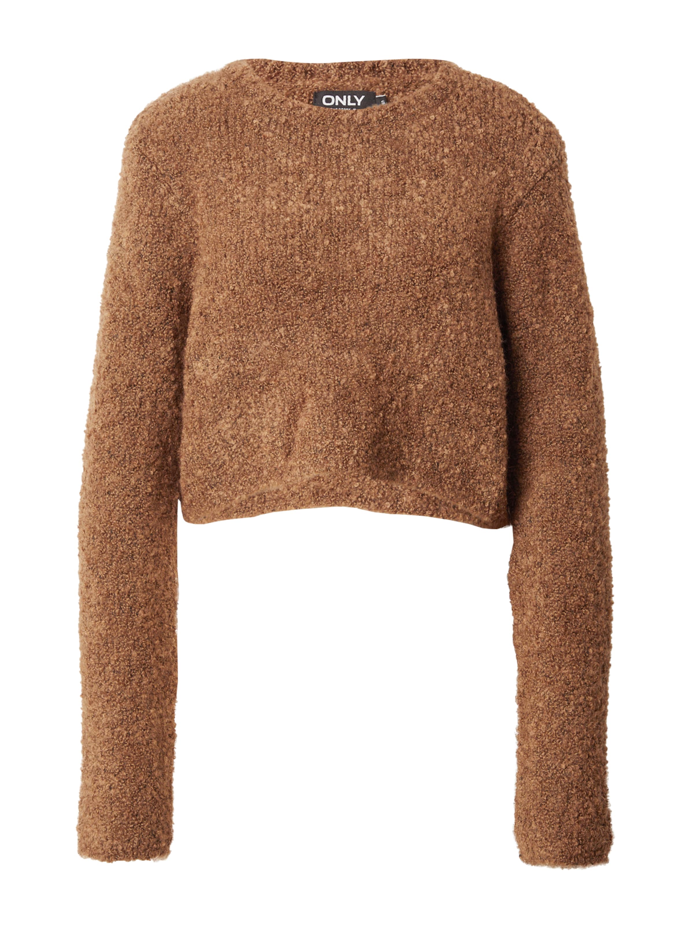 Pull-over 'SIMA' ONLY en marron : devant