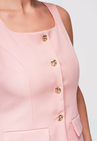 Robe fourreau Ombre en rose