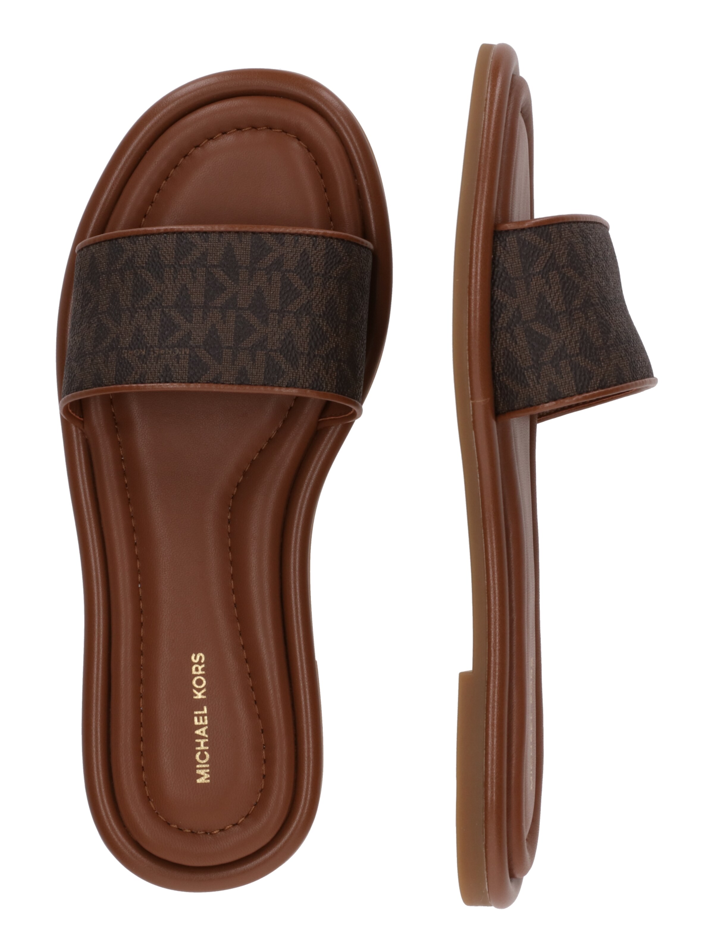 MICHAEL Michael Kors Pantofle 'DANA' – hnědá