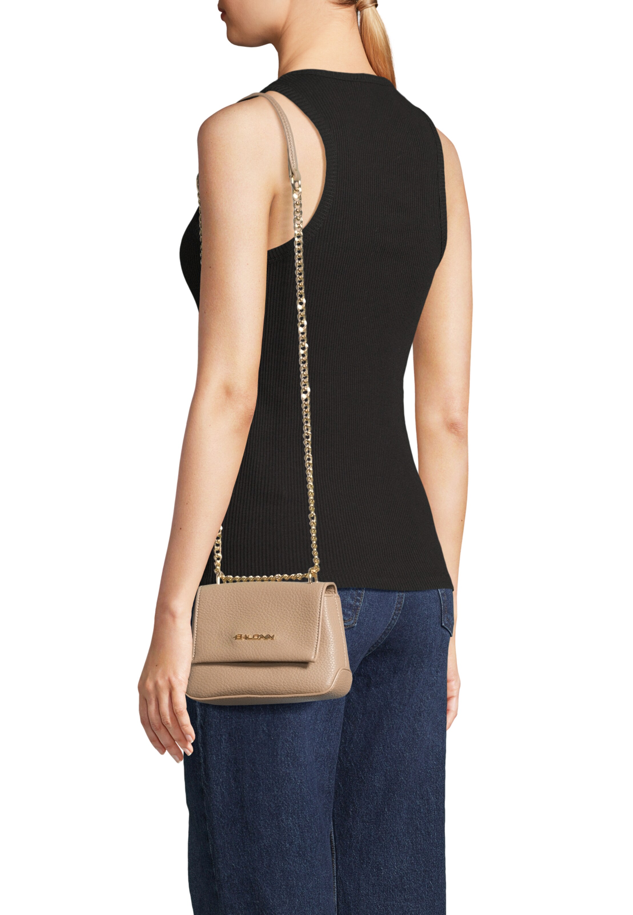 BALDININI Сумка через плечо 'Tracy 002' в Бежевый: спереди