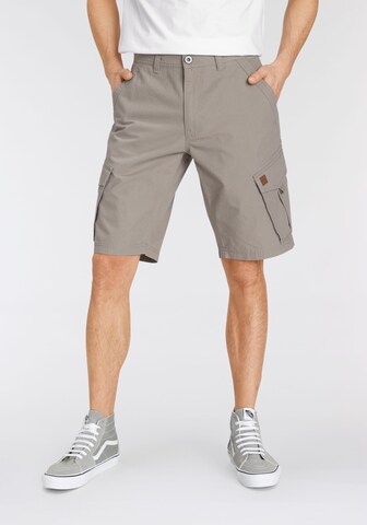 AJC Slim fit Cargo Pants in Grey: front