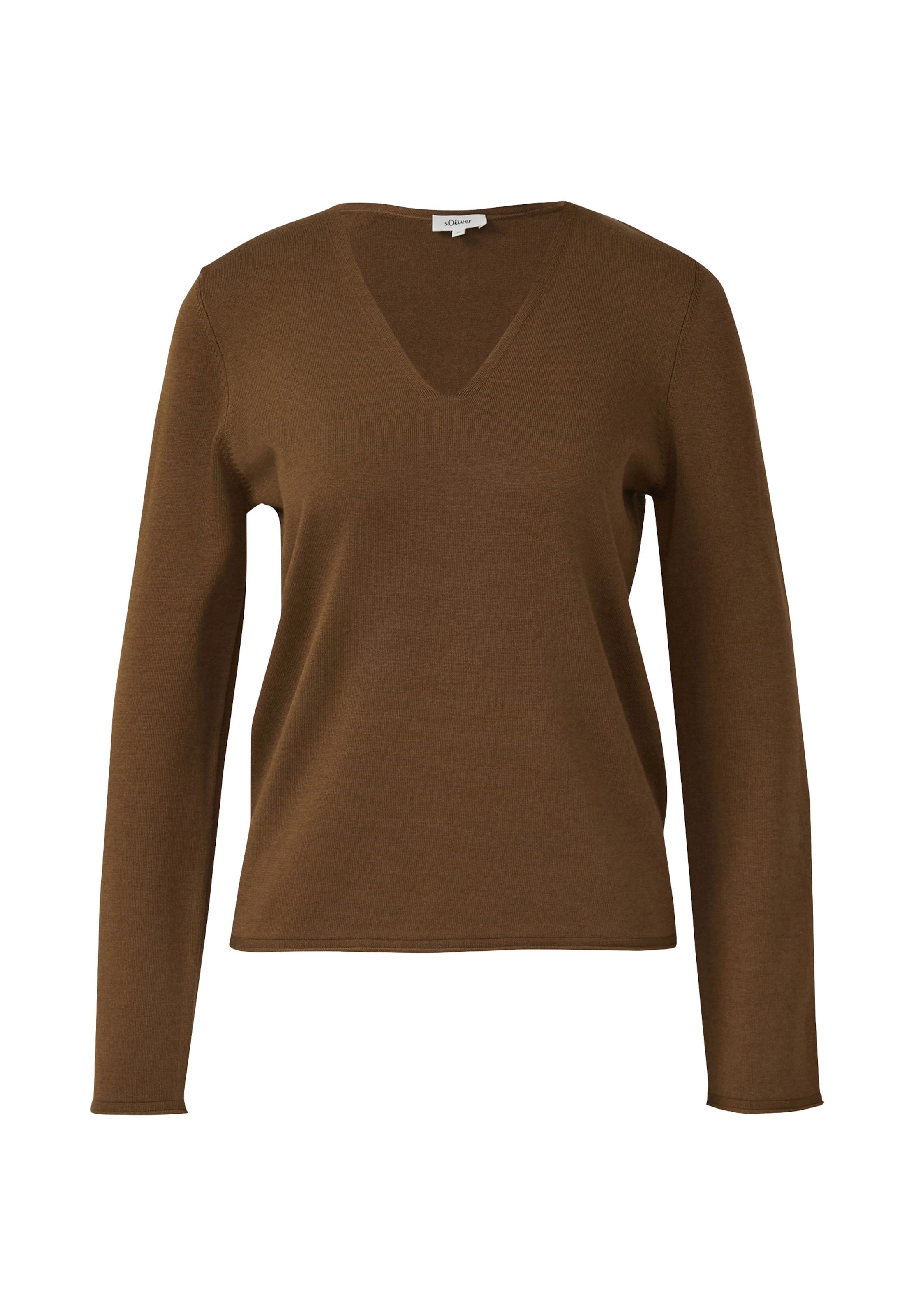 s.Oliver Sweater in Brown: front