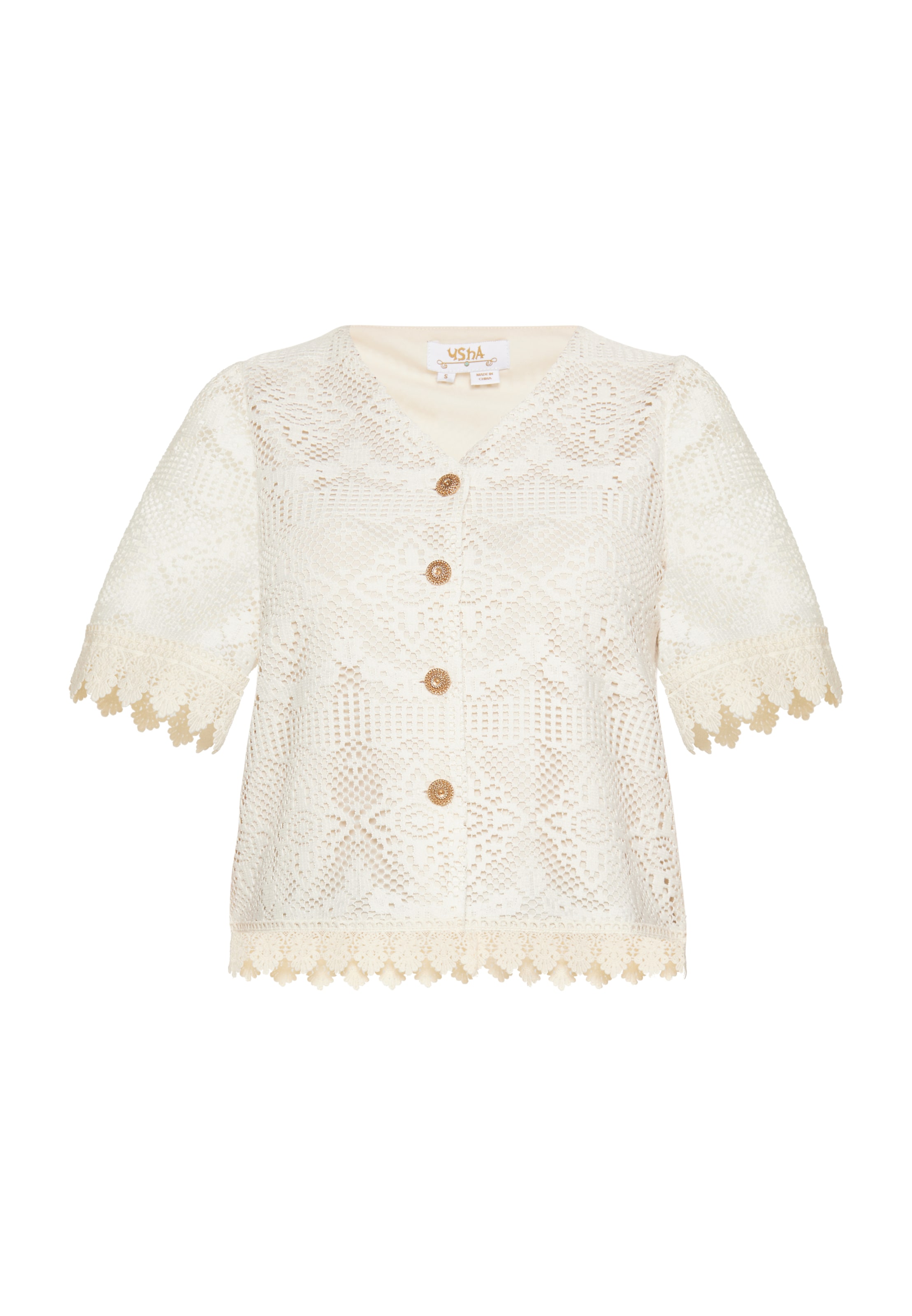 usha FESTIVAL Halenka 'Fashion Look' – bílá: přední strana