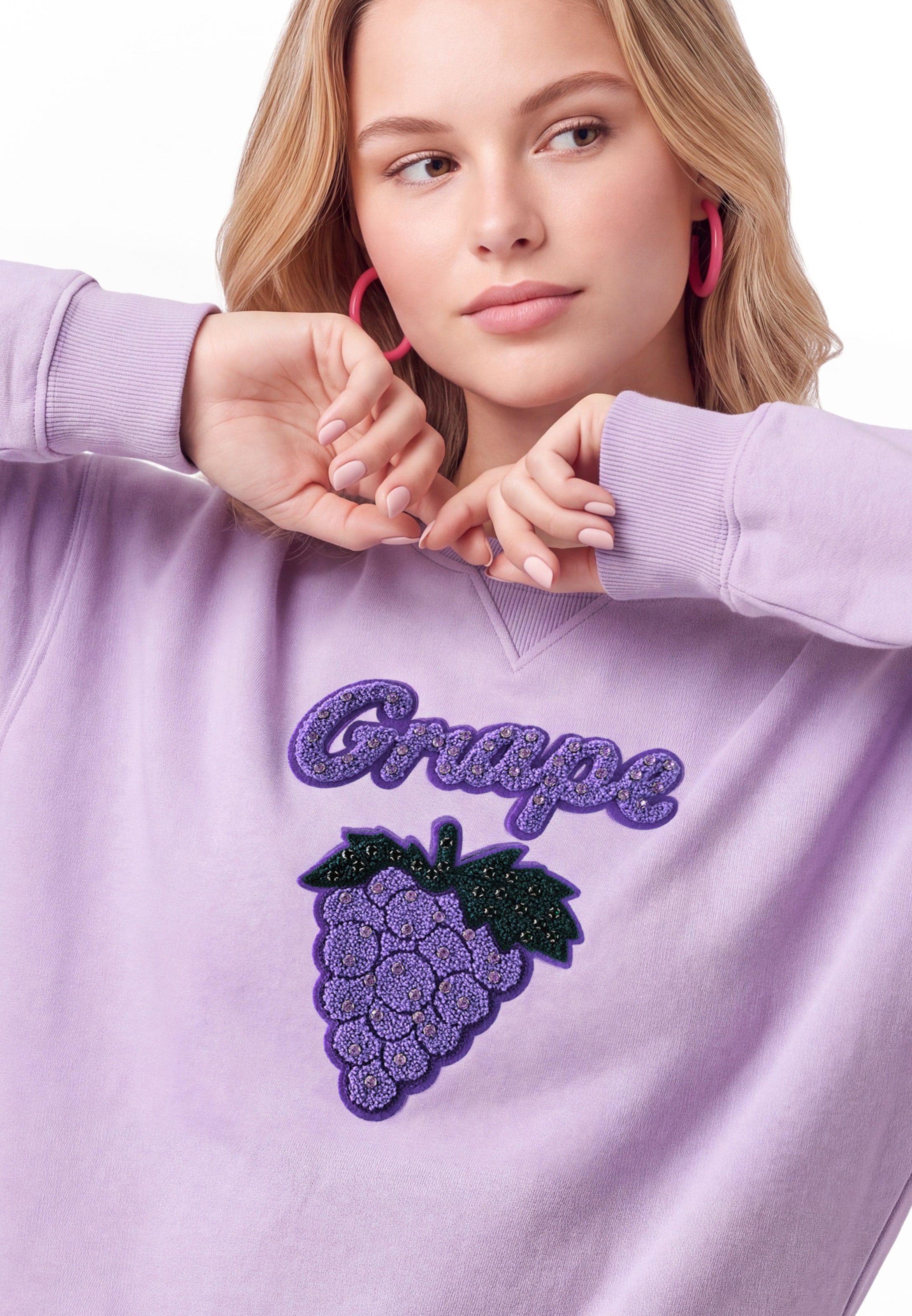 MYMO - Sweatshirt em roxo