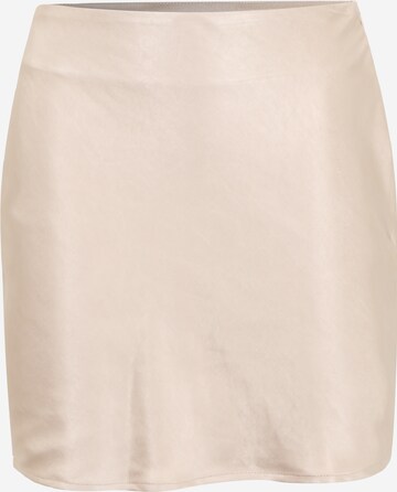 Nasty Gal Petite Rok in Beige: voorkant