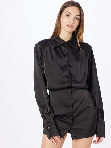 Robe-chemise Misspap en noir : devant