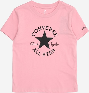 CONVERSE T-shirt i rosa: framsida