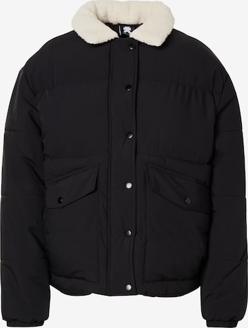 Karo Kauer Jacke in Schwarz: Vorderseite