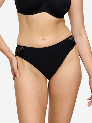 TRIUMPH Tai-Slip ' Red Label Amourette ' in Schwarz: Vorderseite