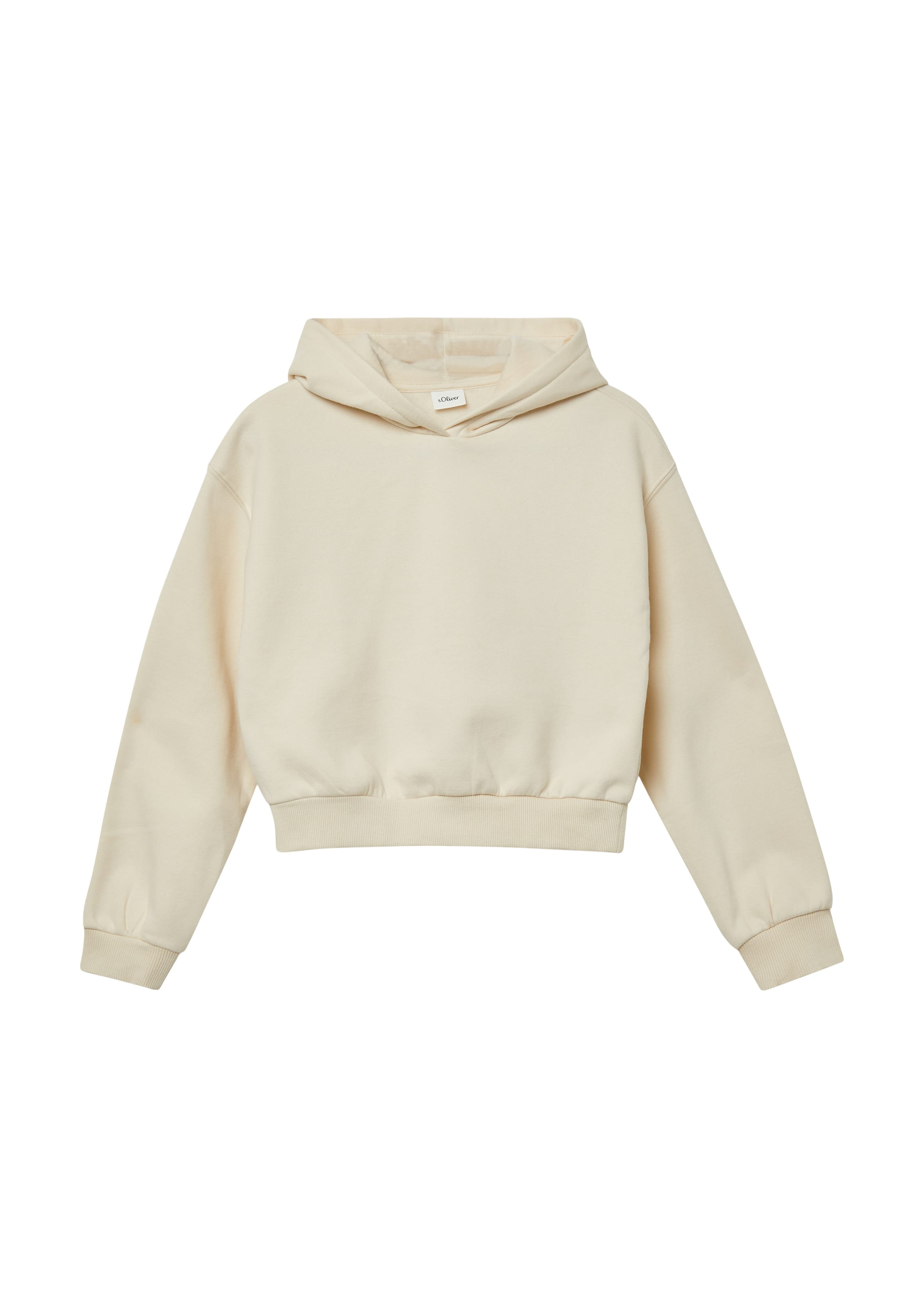 Sweat-shirt s.Oliver en beige : devant
