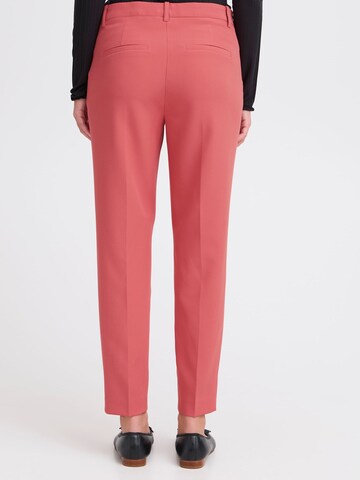 ICHI - Slimfit Calças chino ' IHLexi ' em rosa