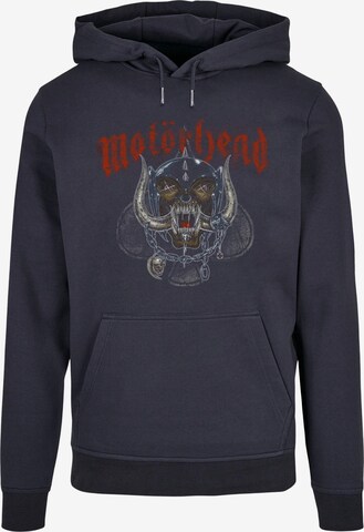 Merchcode Sweatshirt 'Motorhead - Colour Etched Dog' in Blauw: voorkant