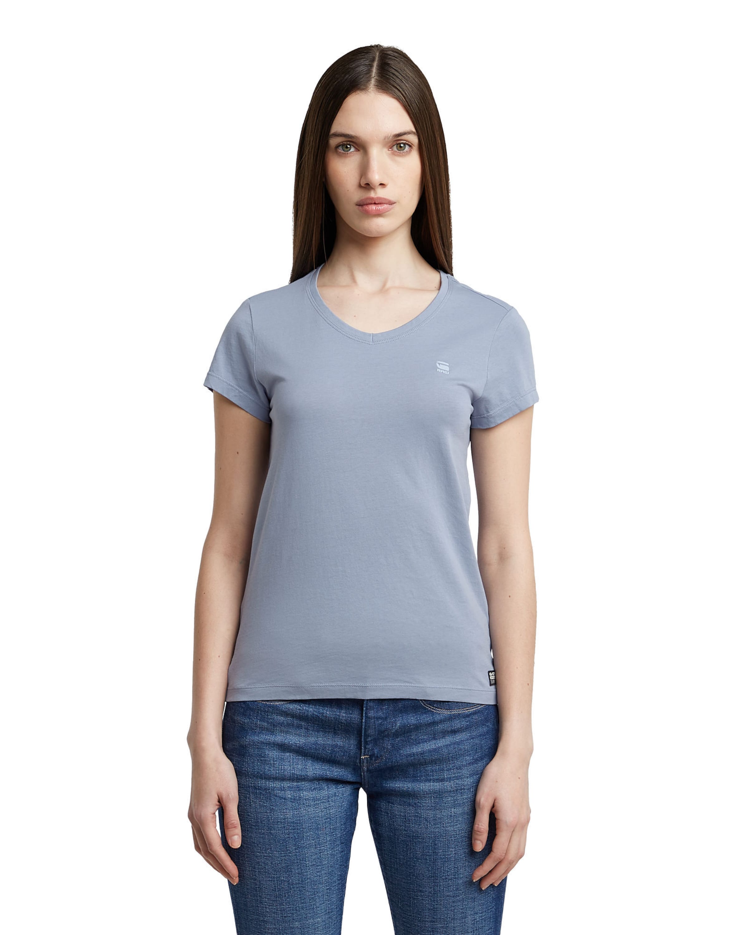 G-STAR Shirt 'Eyben' in Lila: voorkant