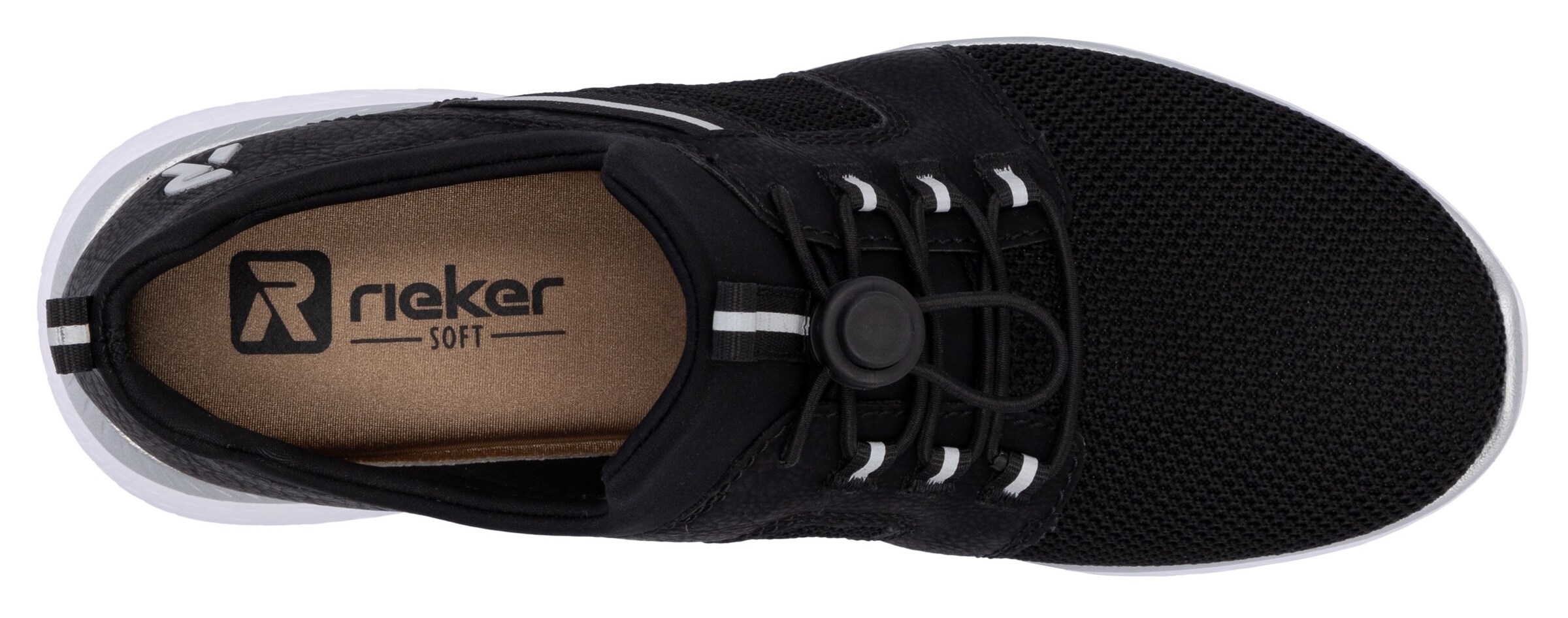 Rieker Sport Sneaker in Schwarz