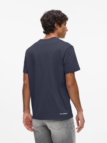 Karl Lagerfeld Majica 'Kameo' | modra barva