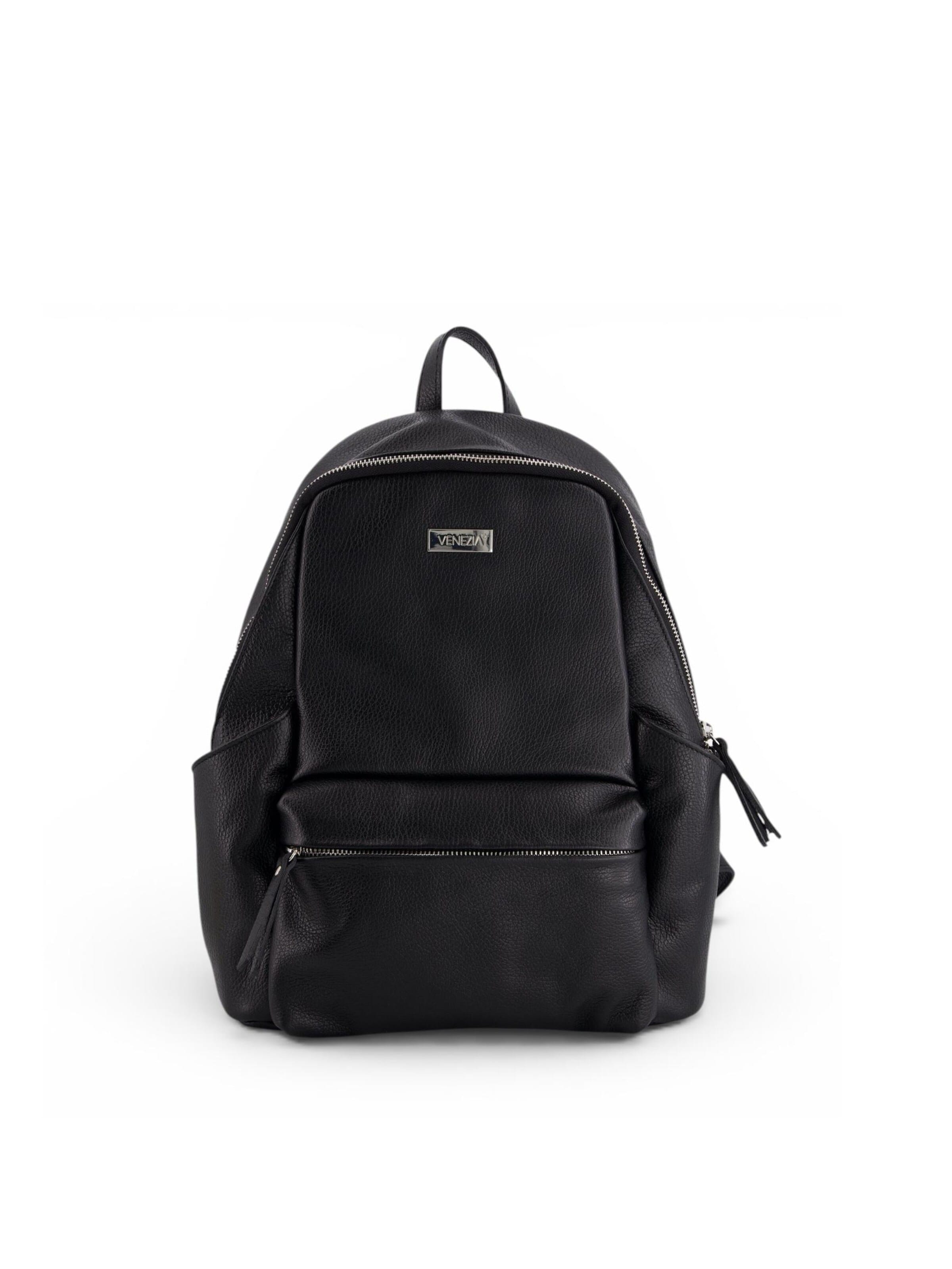 VENEZIA Rucksack‌‌‌ in Schwarz: Vorderseite