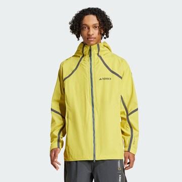 Veste outdoor 'Adidas x National Geographic' ADIDAS TERREX en jaune : devant