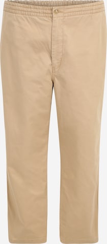 Polo Ralph Lauren Big & Tall Regular Trousers in Beige: front
