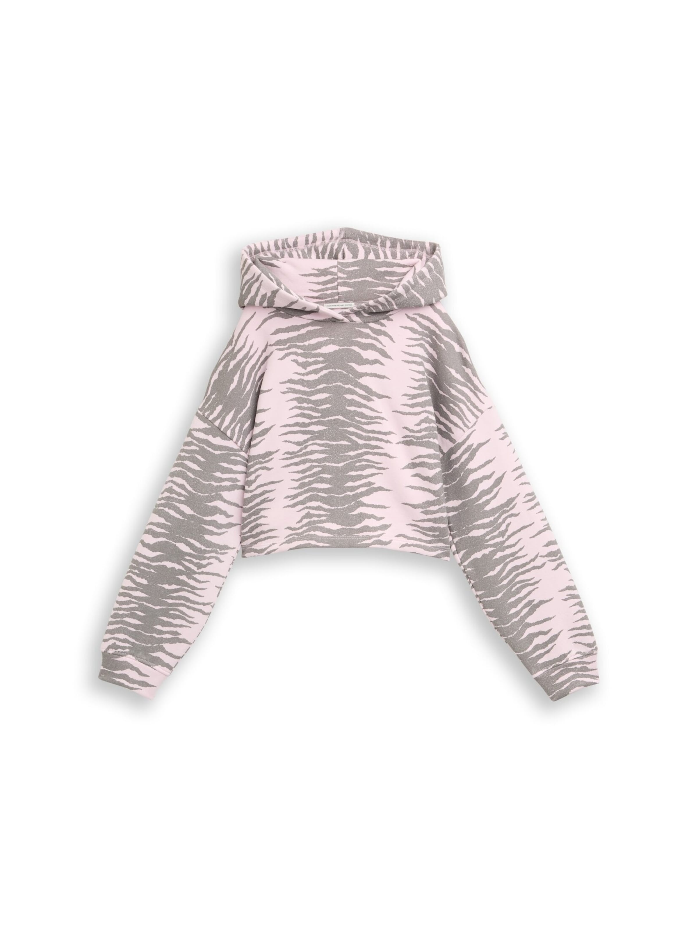 TOM TAILOR Sweatshirt in Roze: voorkant
