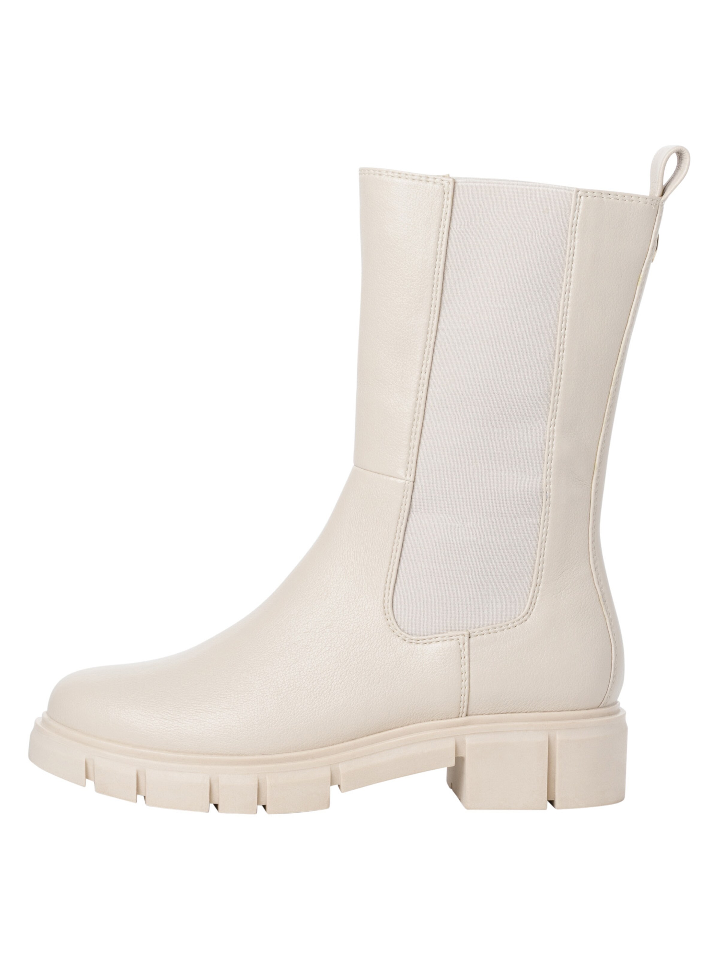 MARCO TOZZI Chelsea boots in Beige