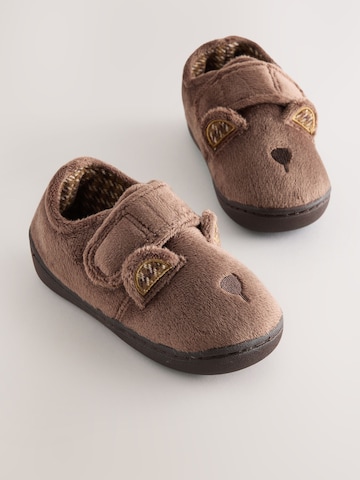 Next - Zapatillas de casa en marrón