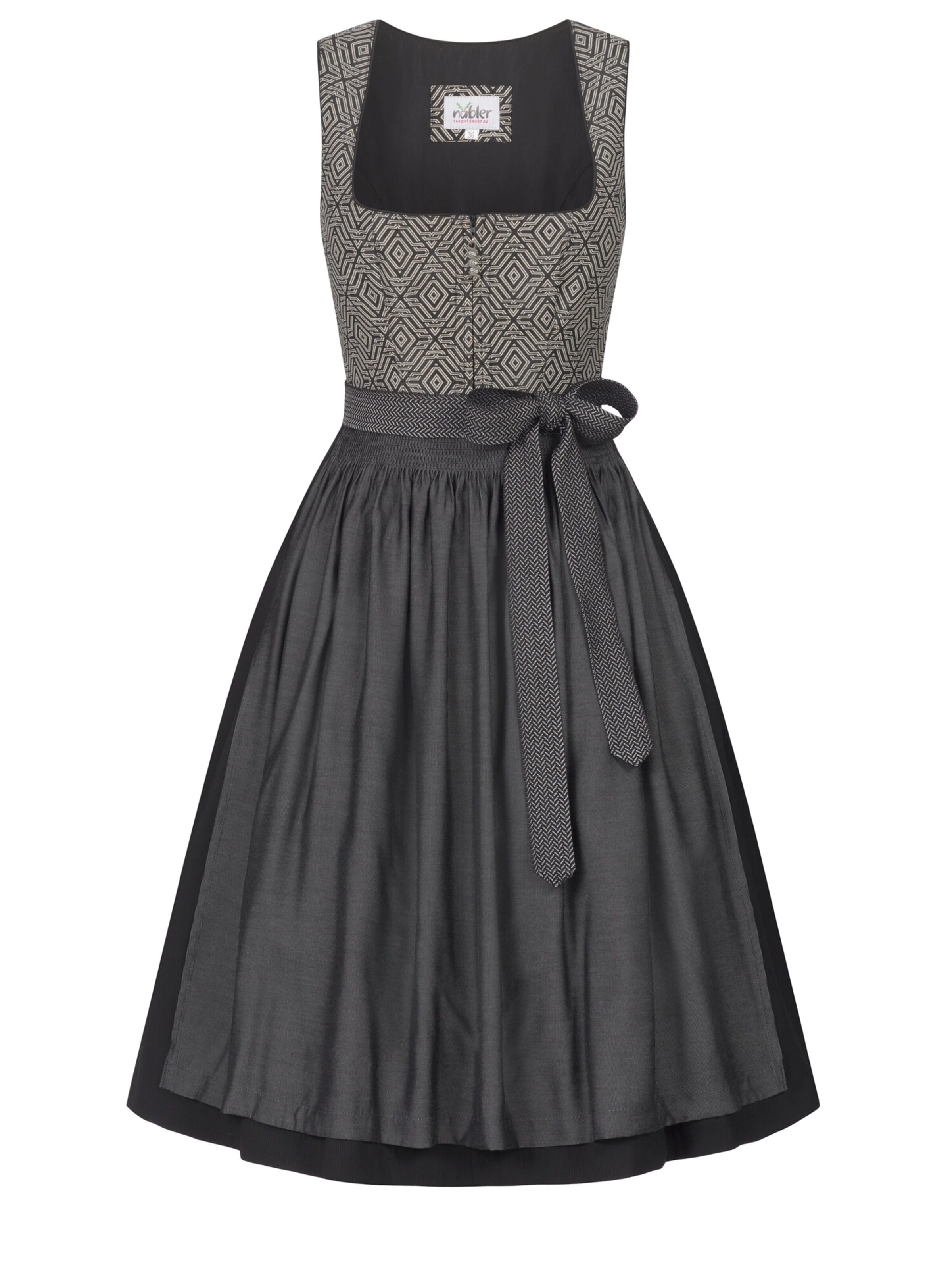 Trachtenhof Nübler Dirndl 'Dirndl midi Grace' in 32 in Black, Item view