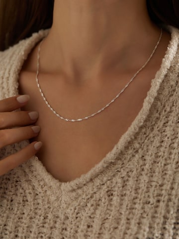 Einzelstück Necklace 'Singapur' in Silver: front