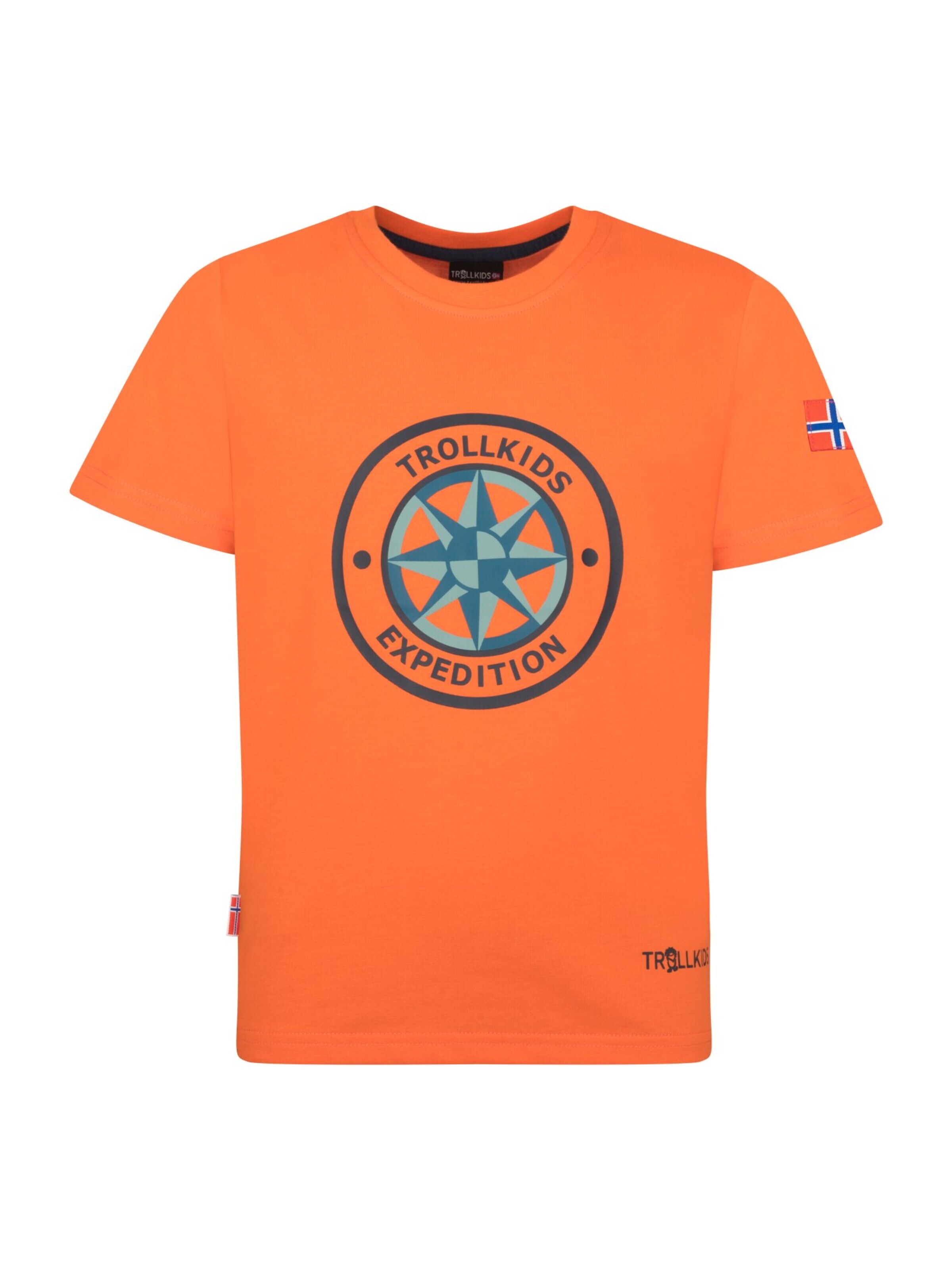 TROLLKIDS Performance Shirt in Brown: front