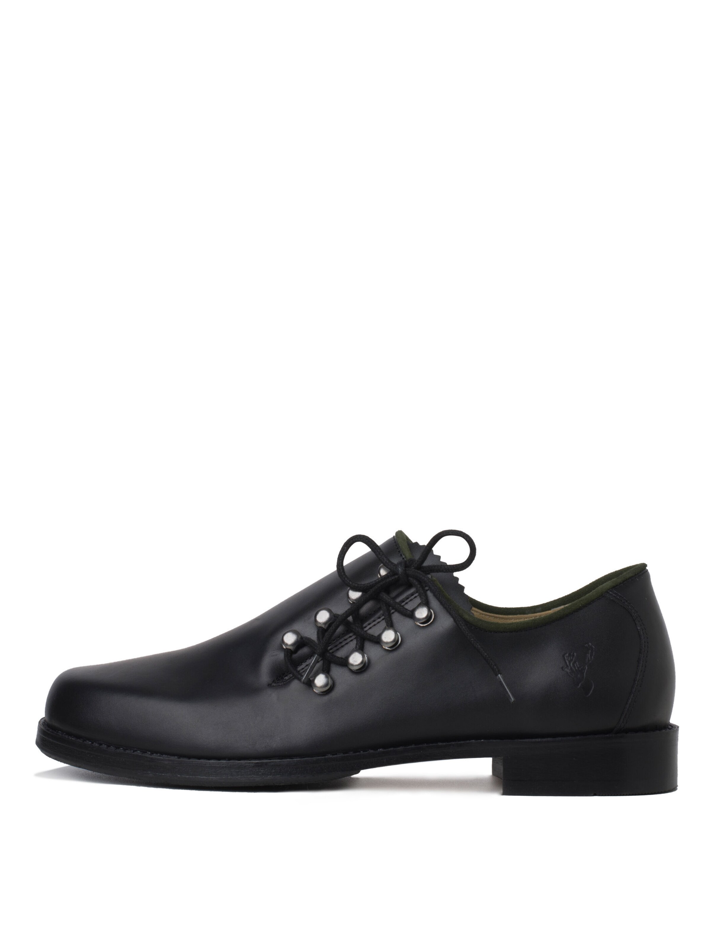 SPIETH & WENSKY Lace-up shoe 'Haferl Feldkirchen' in Black: front