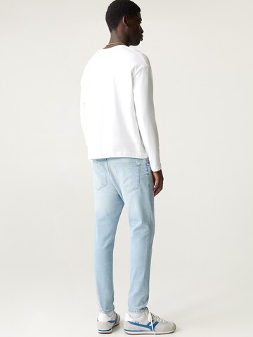 Pull&BearSlimfit Traperice - plava boja
