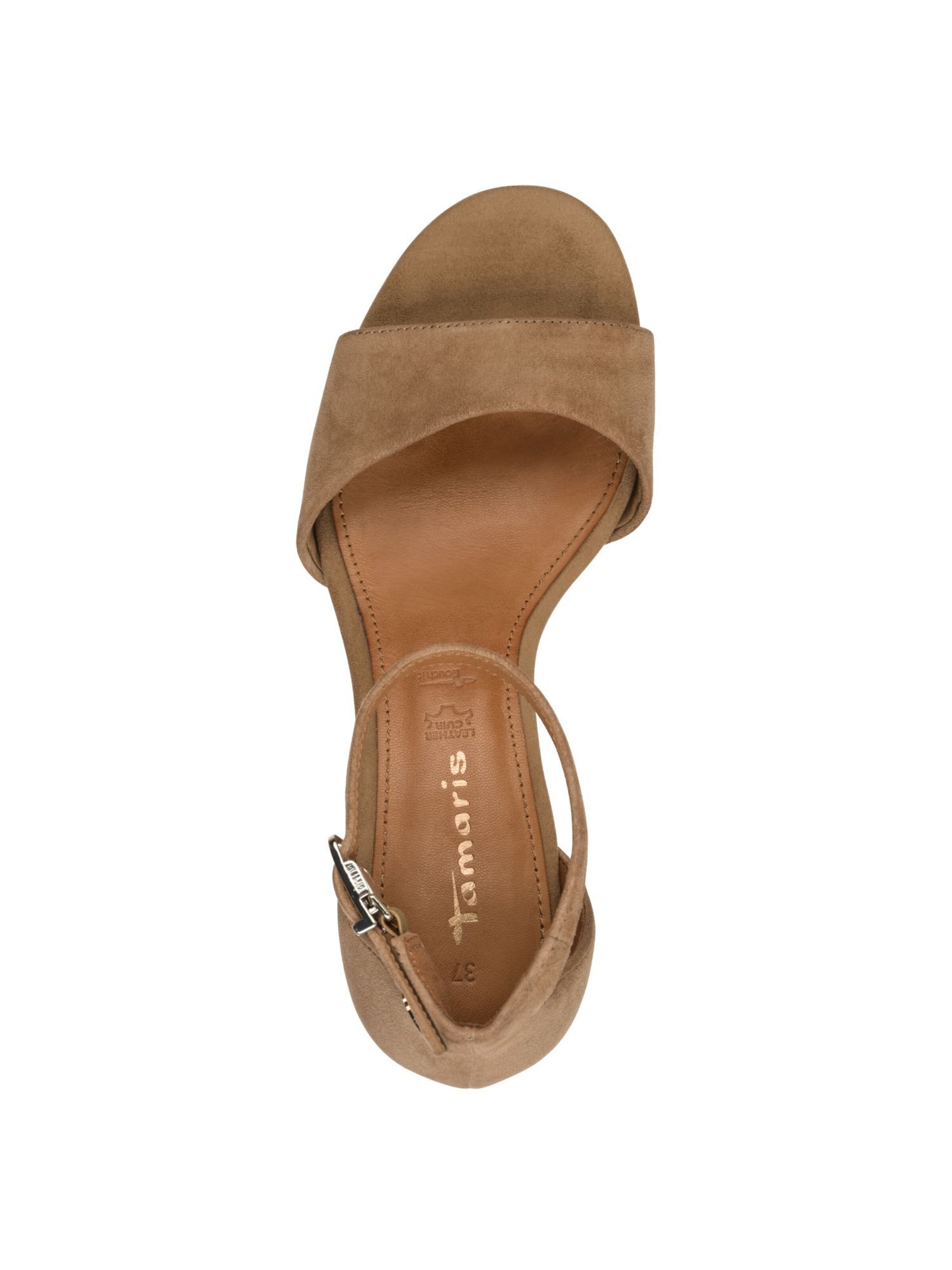 Tamaris Strap sandal in Beige