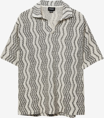 Pull&Bear Sweater in White: front