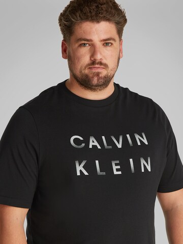 Calvin Klein Big & Tall Μπλουζάκι σε μαύρο