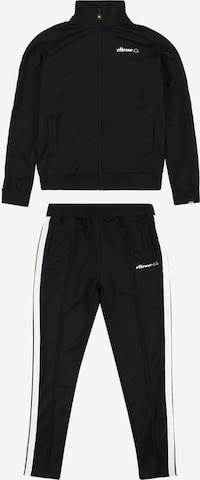 ELLESSE Sweatsuit in Black: front