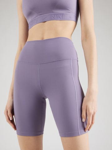NIKE Slimfit Sportovní kalhoty 'ONE' – fialová