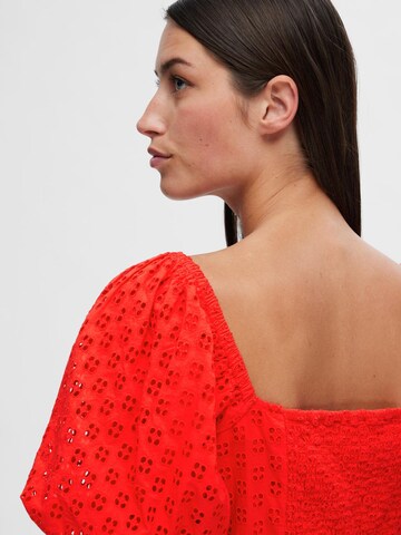 SELECTED FEMME Blouse 'Anelli' in Rood