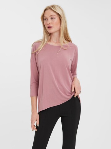 T-shirt 'Filli' VERO MODA en rose : devant