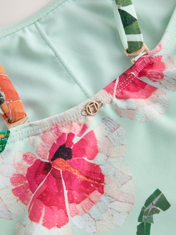 Next - Top de tankini en verde
