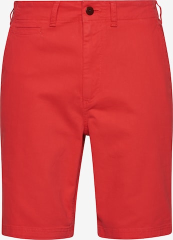 Superdry Slimfit Chinohose in Rot: predná strana