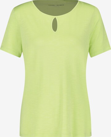 GERRY WEBER Shirt in Geel: voorkant