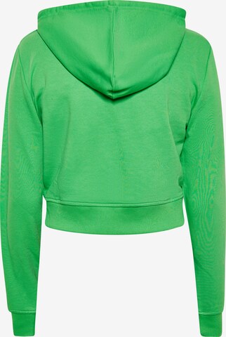 MYMO - Sudadera con cremallera en verde