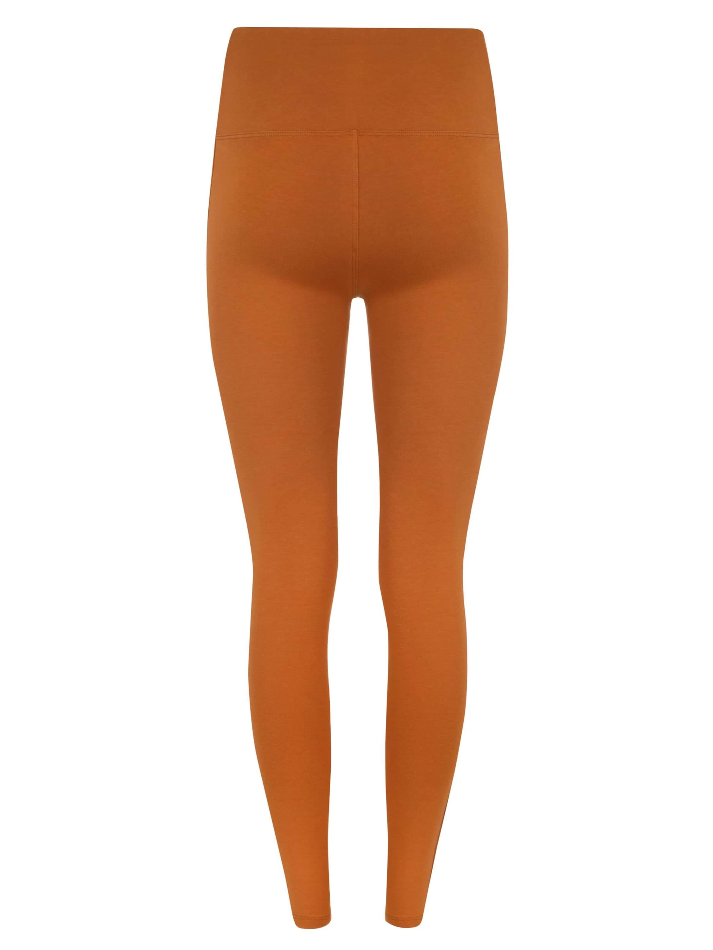 Evoni Slim fit Leggings 'aus Baumwolle mit hohem Bund' in Red