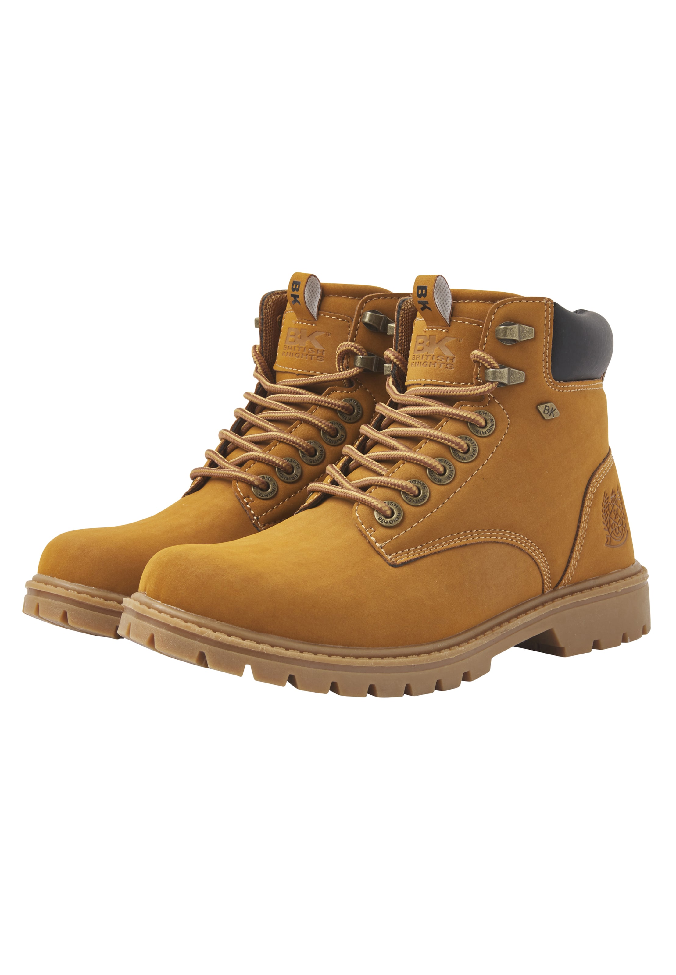 BRITISH KNIGHTS Snørestøvler ' SECCO ' i brun: forside