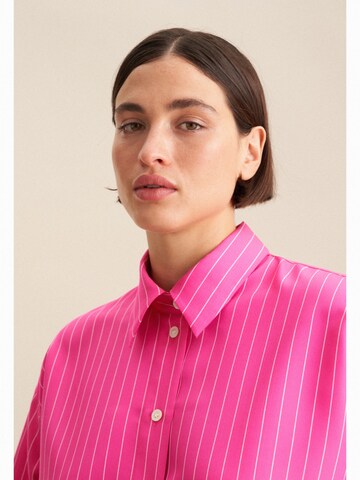 SEIDENSTICKER Blouse 'Schwarze Rose' in Pink