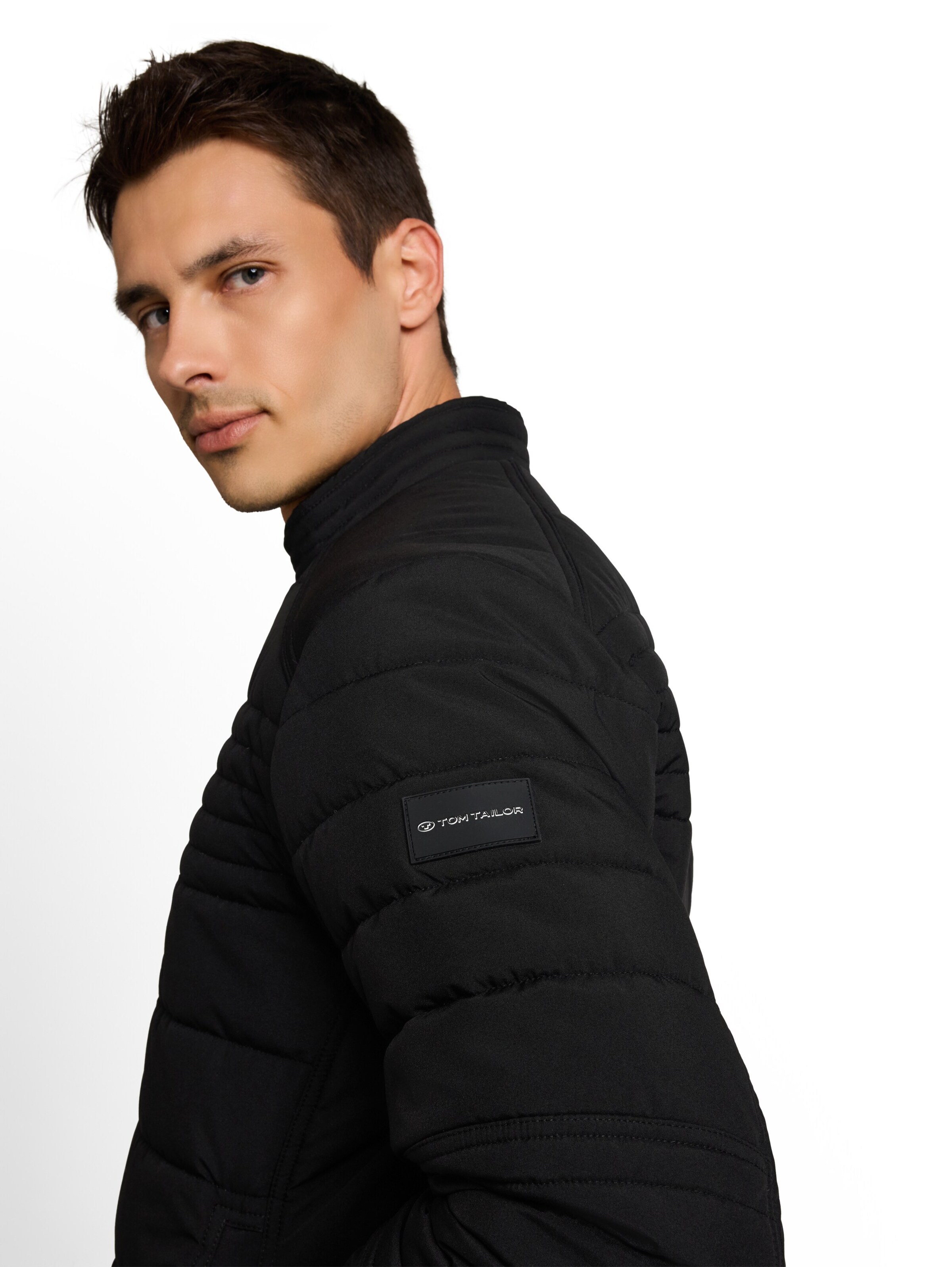 TOM TAILOR Jacke in Schwarz