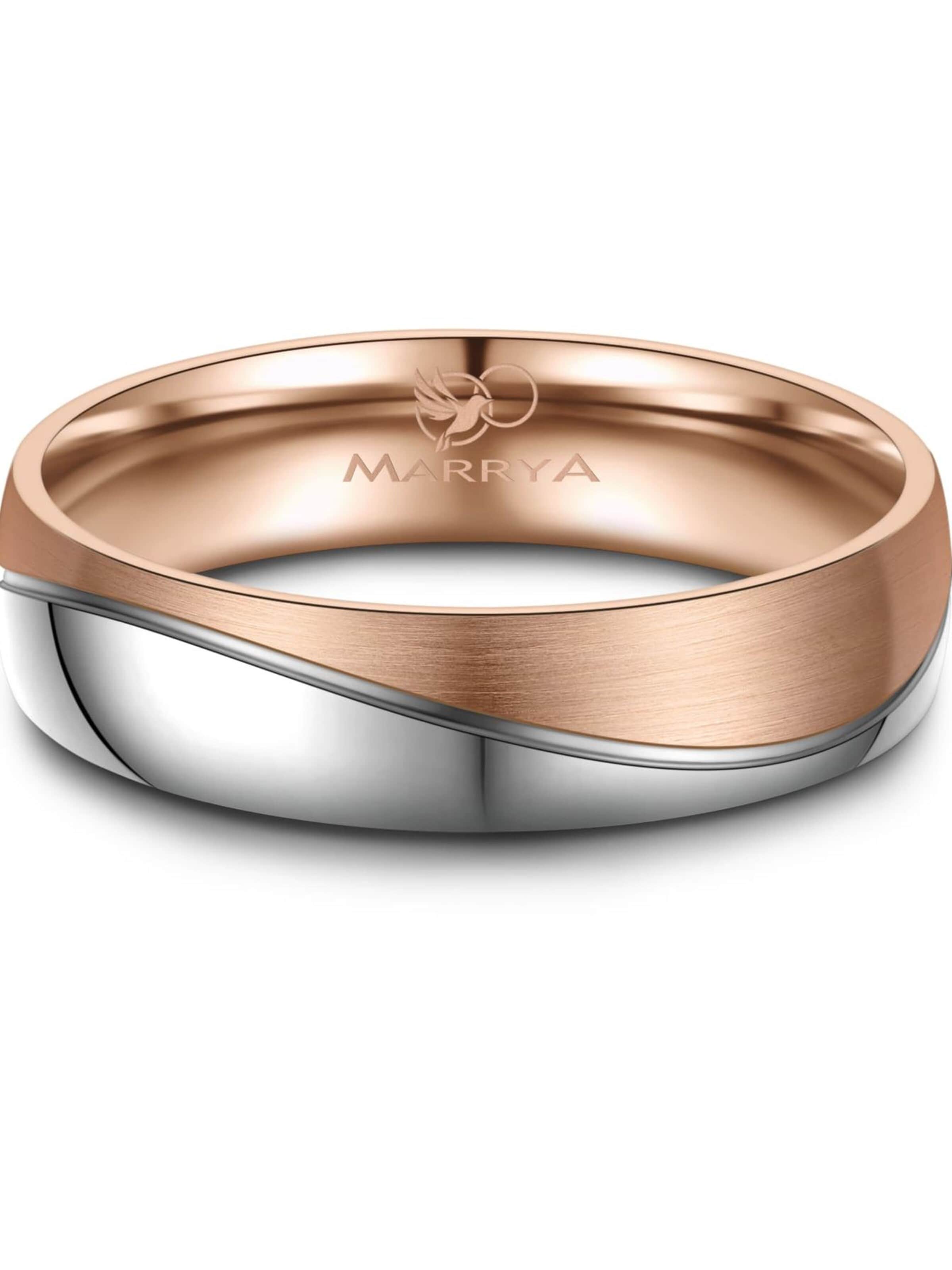 Anello 'MARRYA TI-38 Ehering aus Titan' di MARRYA in argento