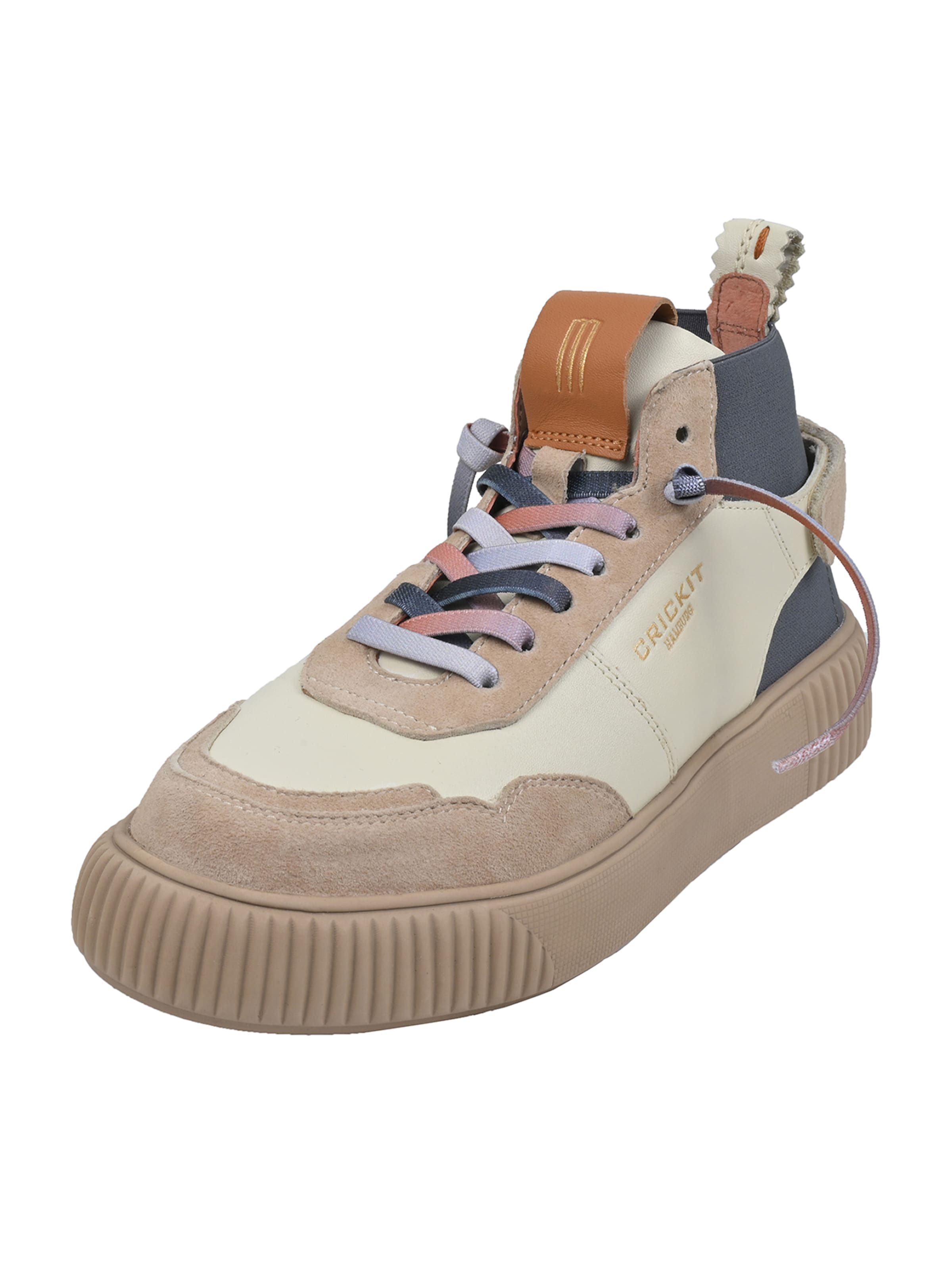 Crickit Sneakers hoog ' UMA ' in Beige: voorkant