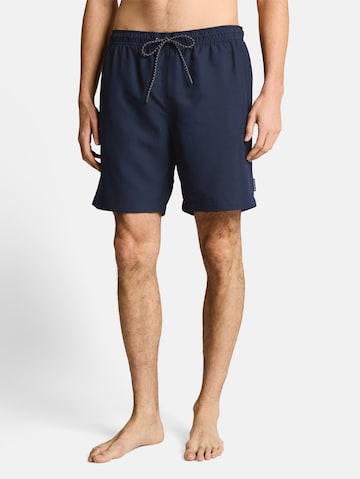 Shorts de bain TOM TAILOR en bleu : devant